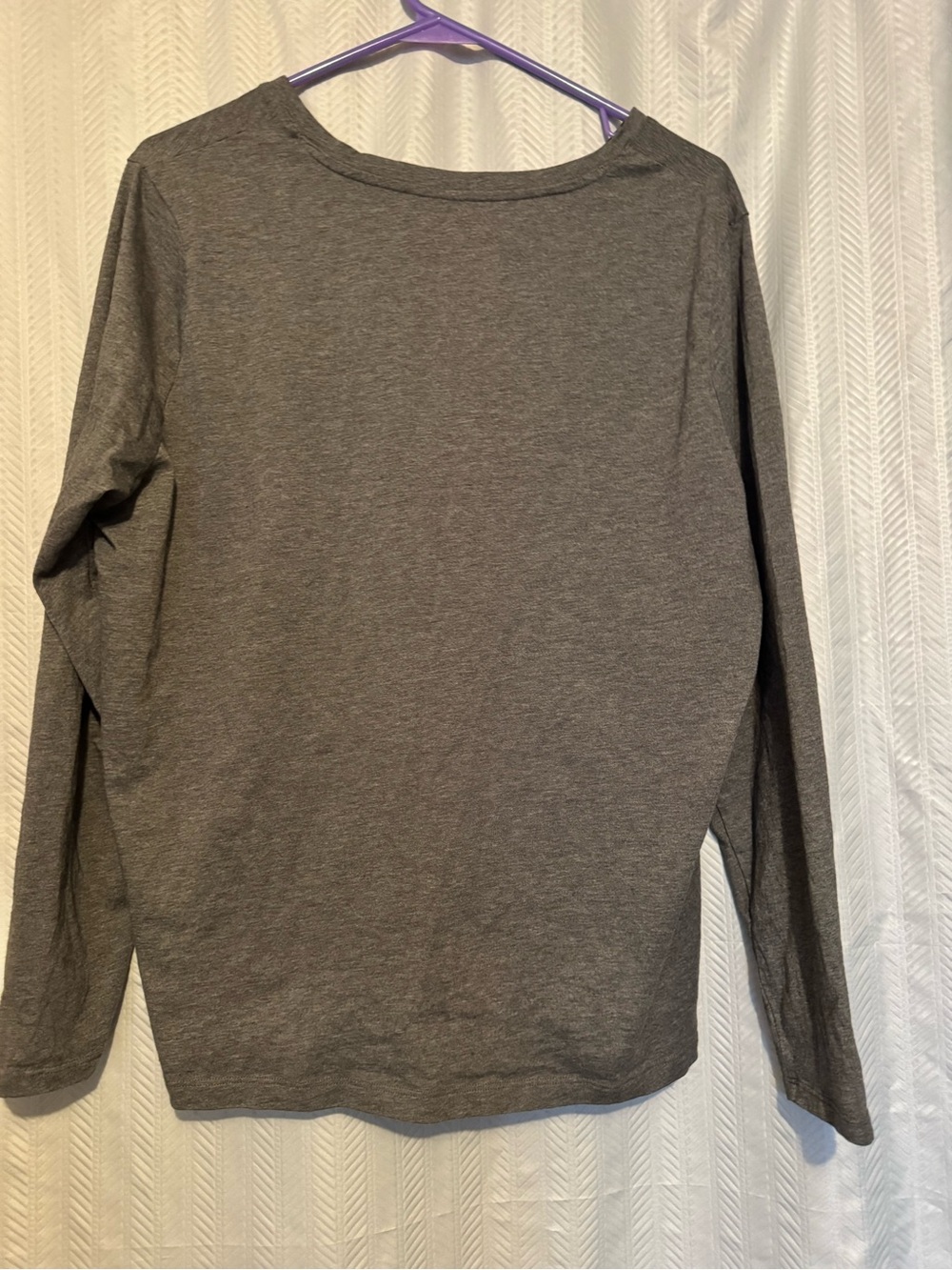 Lands End Supima Cotton Long Sleeve V-Neck T-Shirt